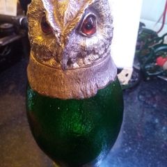 Vintage owl decanter