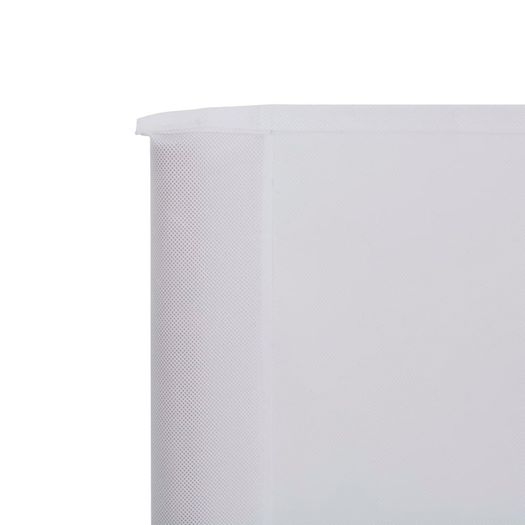 9-panel Wind Screen Fabric 1200x120 cm Sand White