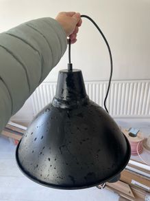 Ikea black pending light