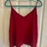 red cami vest top from H&M. Size 10 Image 3