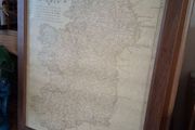Large framed Map of Ireland