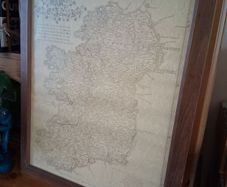 Large framed Map of Ireland