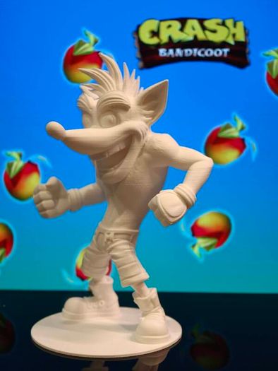 3D Printed Crash Bandicoot (PS1) Figurine