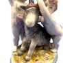 Porcelain Figurine, Putti with Goat, Meissen Style, Germany, 19th Century Image 3