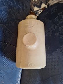 Vintage stoneware bed warmer