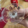 Set of six Galway Crystal small wine glasses Image 4