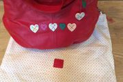 New Red Leather Bag