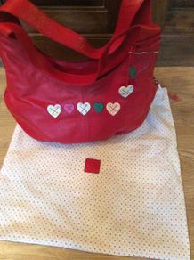 New Red Leather Bag