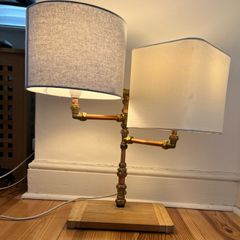 Homemade industrial style lamp