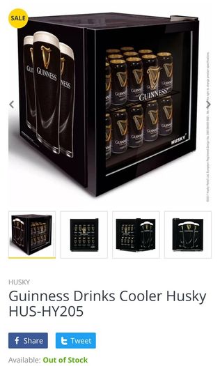Guinness Fridge Husky