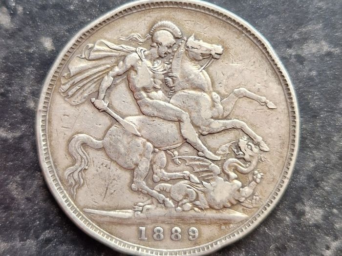 1889 Queen Victoria Silver Crown