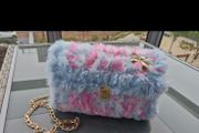 Handmade fluffy purse