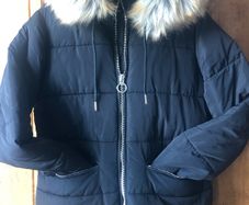 TopShop Black Padded Jacket.Size 8