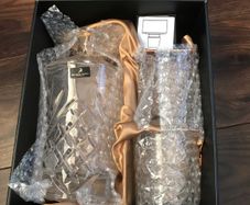Decanter and Glasses - Killarney Crystal
