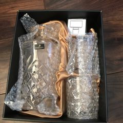 Decanter and Glasses - Killarney Crystal