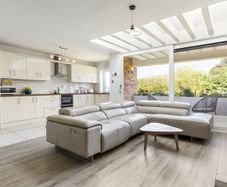 Italian Leather Corner Sofa Recliner | New Trend Concepts