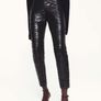 Zara bonded leggings with animal motif embossing Image 6