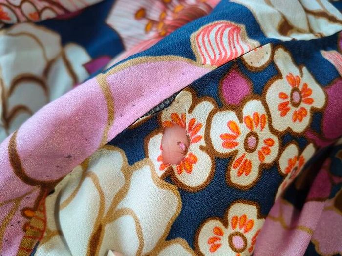 Vintage 1960s mini floral shift tunic dress Postage included