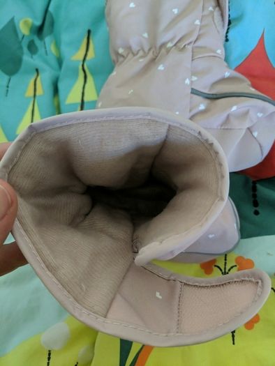 Warm baby booties