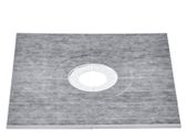 Shower Curb Kit, 914x914mm Shower Tray  Pan Kit with 160mm Central Drain, Lightweight EPS Shower Installation Kits with 2 Waterproof Cloths, Shower Pan Slope Sticks Fit for Bathroom