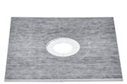 Shower Curb Kit, 914x914mm Shower Tray  Pan Kit with 160mm Central Drain, Lightweight EPS Shower Installation Kits with 2 Waterproof Cloths, Shower Pan Slope Sticks Fit for Bathroom