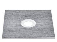 main image for ad Shower Curb Kit, 914x914mm Shower Tray  Pan Kit with 160mm Central Drain, Lightweight EPS Shower Installation Kits with 2 Waterproof Cloths, Shower Pan Slope Sticks Fit for Bathroom