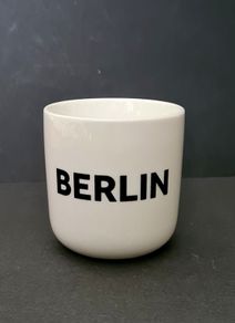 Playtype Berlin Porcelain Cup Mug Scandinavian Minimalist Design
