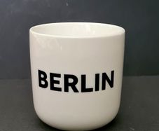 Playtype Berlin Porcelain Cup Mug Scandinavian Minimalist Design