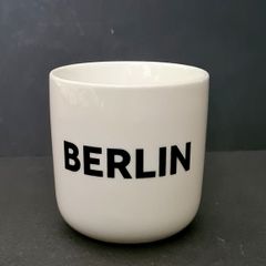 Playtype Berlin Porcelain Cup Mug Scandinavian Minimalist Design