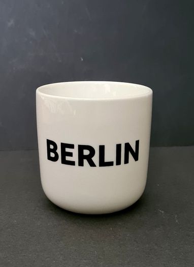 Playtype Berlin Porcelain Cup Mug Scandinavian Minimalist Design