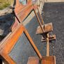 Vintage over mantle mirror Image 2