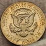 USA United States 1972 Kennedy Half Dollar 50 Cent Beautiful Natural Toning Image 2