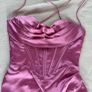 Pink Corset Gown Cally High Slit Image 8