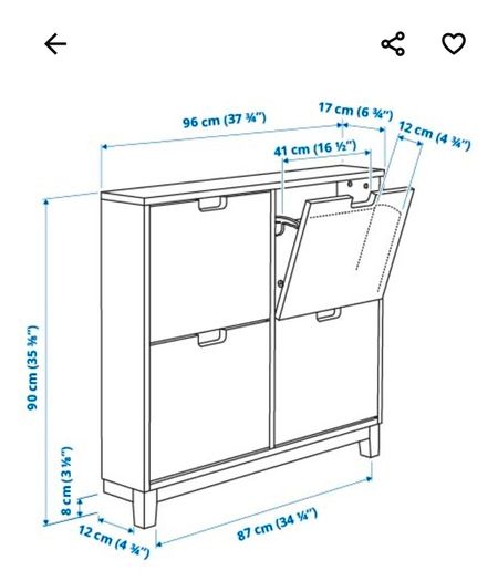 Ikea stall shoe cabinets
