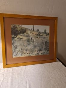 Pierre-Auguste Renoir - Path Leading through Tall Grass framed print