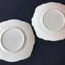 Two Square White Cake Plates Image 2