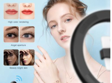 Ringlight Led Selfie Ring Light Phone Remote Control Lamp Photography Lighting With Tripod Stand Holder