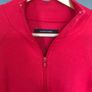 Dunnes Stores red zipped cardigan size 8-10 Image 2