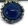 Mid Century Brutalist Silver Pendant with Sodalite Image 8