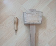 Carpenters mallett & bradawl