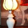 Two Vintage Marble Lamps Image 6