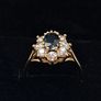 Vintage 9ct  gold cluster ring Image 3