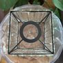 Modern Glass & Metal Lamp Shade Image 2