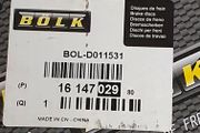 Bolk BMW Rear Brake Discs 294mm BOL-D011531 New 16 147 029 80