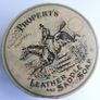 Vintage 1930s "propert's Leather & Saddle Soap" Tin British Horse Drun Image 3