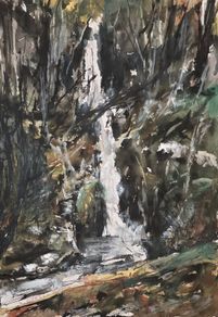 glendalough deepest watercolour