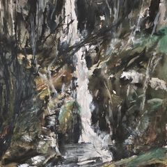 glendalough deepest watercolour