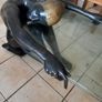Art Deco Bronze statue table Image 2