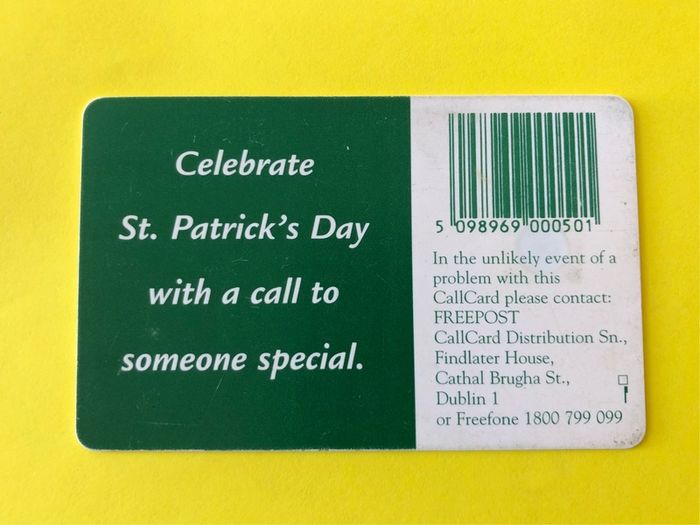 Callcard 1122 St. Patricks Day 96