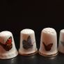 Collection of Bone China Thimbles Insect Themed Image 2